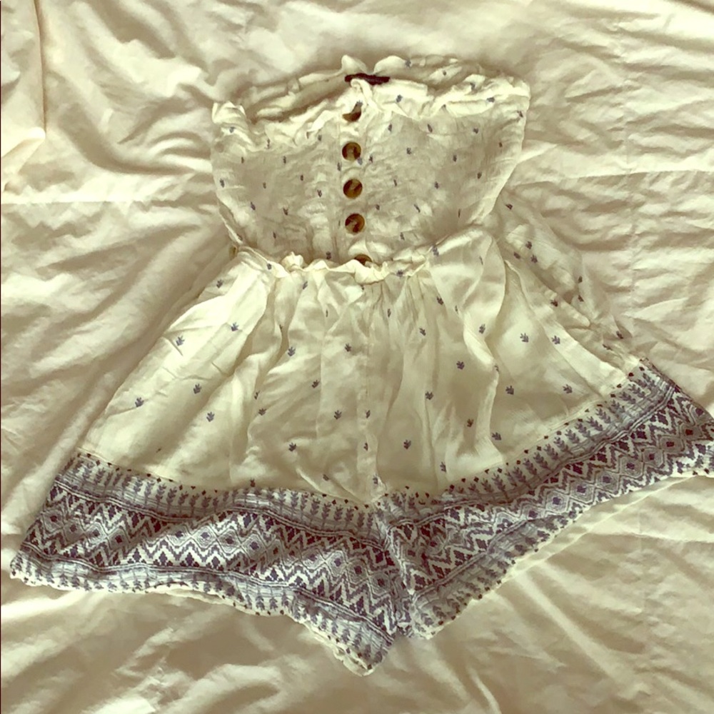American Eagle strapless romper